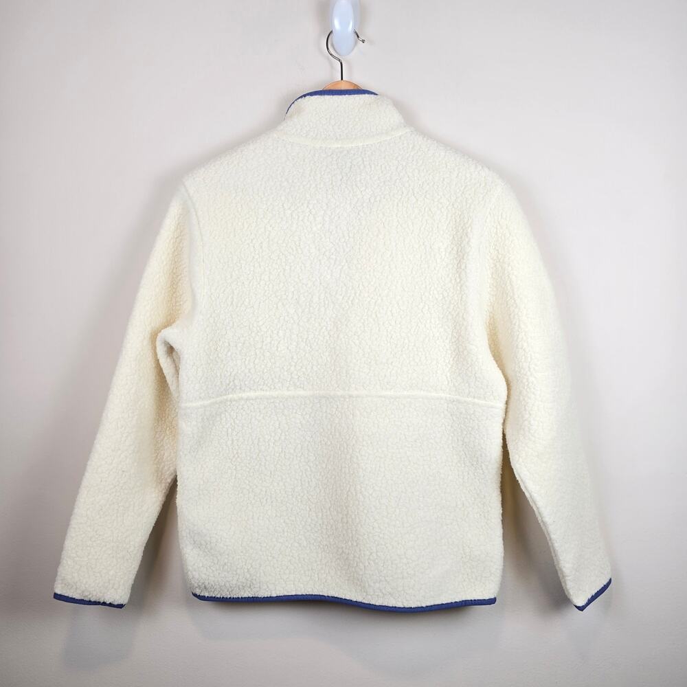 Patagonia Women's Size XS Retro Pile Fleece Marsupial Natural Blue - Picture 4 of 4